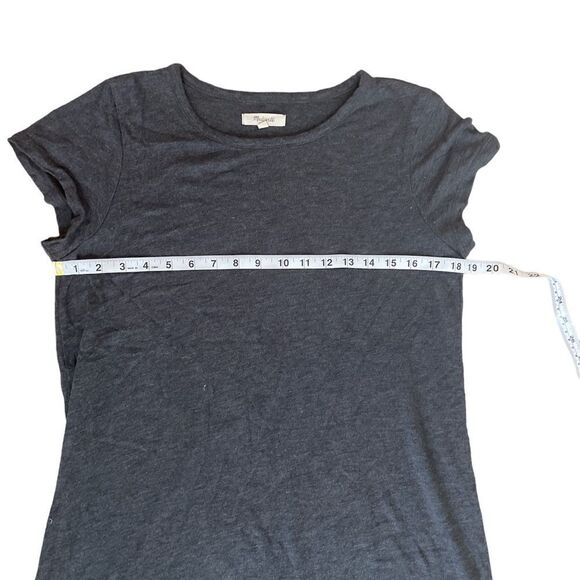 Madewell Womens Relaxed Gray Midi Tee Dress Size L NWOT - Picture 10 of 12
